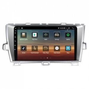 Navigatie dedicata cu Android Toyota Prius 2009 - 2015, 8GB RAM, Radio GPS Dual Zone, Display HD IPS 9" Touchscreen, Internet Wi-Fi si slot SIM 4G, Bluetooth, MirrorLink, USB, Waze