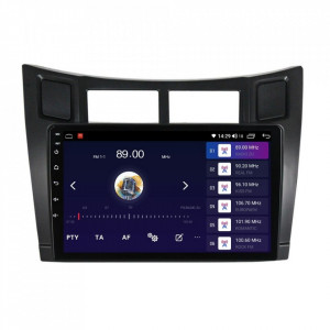 Navigatie dedicata cu Android Toyota Yaris 2006 - 2011, 4GB RAM, Radio GPS Dual Zone, Display HD IPS 9" Touchscreen, Internet Wi-Fi si slot SIM 4G, Bluetooth, MirrorLink, USB, Waze