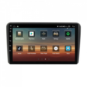 Navigatie dedicata cu Android Audi A3 (8P1) 2003 - 2013, 4GB RAM, Radio GPS Dual Zone, Display HD IPS 9" Touchscreen, Internet Wi-Fi si slot SIM 4G, Bluetooth, MirrorLink, USB, Waze