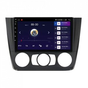 Navigatie dedicata cu Android BMW Seria 1 (E81 / E87) 2007 - 2013, clima manuala, 4GB RAM, Radio GPS Dual Zone, Display HD IPS 9" Touchscreen, Internet Wi-Fi si slot SIM 4G, Bluetooth, MirrorLink, USB, Waze