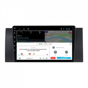 Navigatie dedicata cu Android BMW X5 (E53) 2000 - 2006, 2GB RAM, Radio GPS Dual Zone, Display HD 9" Touchscreen, Internet Wi-Fi, Bluetooth, MirrorLink, USB, Waze