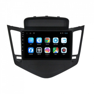 Navigatie dedicata cu Android Chevrolet Cruze 2008 - 2013, 2GB RAM, Radio GPS Dual Zone, Display HD 9" Touchscreen, Internet Wi-Fi, Bluetooth, MirrorLink, USB, Waze
