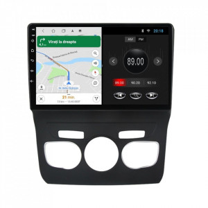 Navigatie dedicata cu Android Citroen C4 II 2009 - 2018, clima automata, 1GB RAM, Radio GPS Dual Zone, Display HD 10" Touchscreen, Internet Wi-Fi, Bluetooth, MirrorLink, USB, Waze