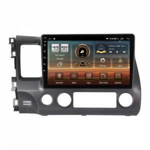 Navigatie dedicata cu Android Honda Civic VIII Sedan 2006 - 2011, 6GB RAM, Radio GPS Dual Zone, Display HD IPS 10" Touchscreen, Internet Wi-Fi si slot SIM 4G, Bluetooth, MirrorLink, USB, Waze