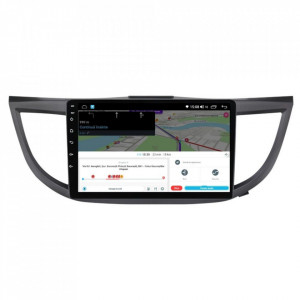Navigatie dedicata cu Android Honda CR-V IV 2012 - 2018, 4GB RAM, Radio GPS Dual Zone, Display HD IPS 10" Touchscreen, Internet Wi-Fi si slot SIM 4G, Bluetooth, MirrorLink, USB, Waze