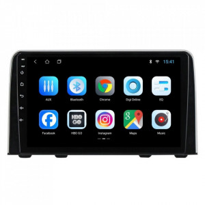 Navigatie dedicata cu Android Honda CR-V V dupa 2018, 2GB RAM, Radio GPS Dual Zone, Display HD 9" Touchscreen, Internet Wi-Fi, Bluetooth, MirrorLink, USB, Waze
