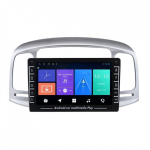 Navigatie dedicata cu Android Hyundai Accent III 2005 - 2010, 1GB RAM, Radio GPS Dual Zone, Display HD IPS 8" Touchscreen, Internet Wi-Fi, Bluetooth, MirrorLink, USB, Waze