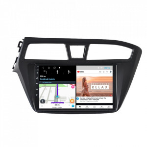 Navigatie dedicata cu Android Hyundai i20 2014 - 2018, 1GB RAM, Radio GPS Dual Zone, Display HD 9" Touchscreen, Internet Wi-Fi, Bluetooth, MirrorLink, USB, Waze