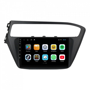 Navigatie dedicata cu Android Hyundai i20 2018 - 2020, 2GB RAM, Radio GPS Dual Zone, Display HD 9" Touchscreen, Internet Wi-Fi, Bluetooth, MirrorLink, USB, Waze