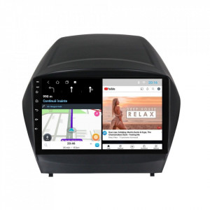Navigatie dedicata cu Android Hyundai ix35 2009 - 2015, 1GB RAM, Radio GPS Dual Zone, Display HD 9" Touchscreen, Internet Wi-Fi, Bluetooth, MirrorLink, USB, Waze