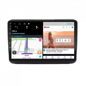 Navigatie dedicata cu Android Jeep Grand Cherokee IV 2014 - 2021, 1GB RAM, Radio GPS Dual Zone, Display HD 9" Touchscreen, Internet Wi-Fi, Bluetooth, MirrorLink, USB, Waze