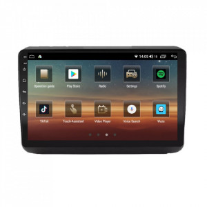 Navigatie dedicata cu Android Jeep Grand Cherokee IV 2014 - 2021, 6GB RAM, Radio GPS Dual Zone, Display HD IPS 9" Touchscreen, Internet Wi-Fi si slot SIM 4G, Bluetooth, MirrorLink, USB, Waze