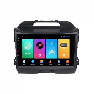 Navigatie dedicata cu Android KIA Sportage 2010 - 2016, 1GB RAM, Radio GPS Dual Zone, Display HD 9" Touchscreen, Internet Wi-Fi, Bluetooth, MirrorLink, USB, Waze
