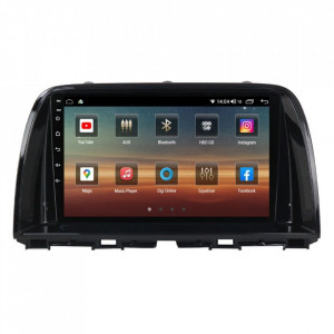 Navigatie dedicata cu Android Mazda CX-5 2011 - 2017, 6GB RAM, Radio GPS Dual Zone, Display HD IPS 9" Touchscreen, Internet Wi-Fi si slot SIM 4G, Bluetooth, MirrorLink, USB, Waze