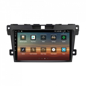 Navigatie dedicata cu Android Mazda CX-7 2006 - 2015, 8GB RAM, Radio GPS Dual Zone, Display HD IPS 9" Touchscreen, Internet Wi-Fi si slot SIM 4G, Bluetooth, MirrorLink, USB, Waze