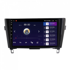 Navigatie dedicata cu Android Nissan Qashqai II 2014 - 2021, 4GB RAM, Radio GPS Dual Zone, Display HD IPS 10" Touchscreen, Internet Wi-Fi si slot SIM 4G, Bluetooth, MirrorLink, USB, Waze