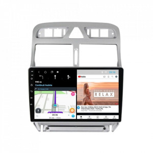 Navigatie dedicata cu Android Peugeot 307 2000 - 2013, 1GB RAM, Radio GPS Dual Zone, Display HD 9" Touchscreen, Internet Wi-Fi, Bluetooth, MirrorLink, USB, Waze