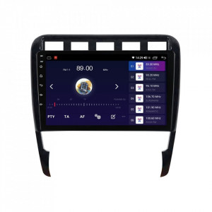 Navigatie dedicata cu Android Porsche Cayenne 2002 - 2010, 6GB RAM, Radio GPS Dual Zone, Display HD IPS 9" Touchscreen, Internet Wi-Fi si slot SIM 4G, Bluetooth, MirrorLink, USB, Waze