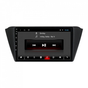 Navigatie dedicata cu Android Skoda Fabia III (2014-2021), 2GB RAM, Radio GPS Dual Zone, Display HD 9" Touchscreen, Internet Wi-Fi, Bluetooth, MirrorLink, USB, Waze