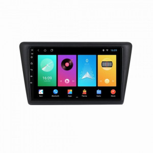 Navigatie dedicata cu Android Skoda Rapid 2011 - 2019, 2GB RAM, Radio GPS Dual Zone, Display HD 9" Touchscreen, Internet Wi-Fi, Bluetooth, MirrorLink, USB, Waze