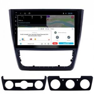 Navigatie dedicata cu Android Skoda Yeti 2009 - 2018, 1GB RAM, Radio GPS Dual Zone, Display HD 10" Touchscreen, Internet Wi-Fi, Bluetooth, MirrorLink, USB, Waze