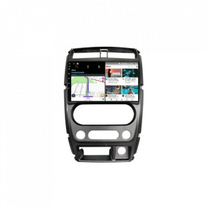 Navigatie dedicata cu Android Suzuki Jimny 2005 - 2018, 8GB RAM, Radio GPS Dual Zone, Display HD IPS 9" Touchscreen, Internet Wi-Fi si slot SIM 4G, Bluetooth, MirrorLink, USB, Waze