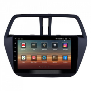 Navigatie dedicata cu Android Suzuki SX4 S-Cross dupa 2013, 8GB RAM, Radio GPS Dual Zone, Display HD IPS 9" Touchscreen, Internet Wi-Fi si slot SIM 4G, Bluetooth, MirrorLink, USB, Waze