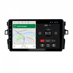 Navigatie dedicata cu Android Toyota Auris 2006 - 2012, 2GB RAM, Radio GPS Dual Zone, Display HD 9" Touchscreen, Internet Wi-Fi, Bluetooth, MirrorLink, USB, Waze