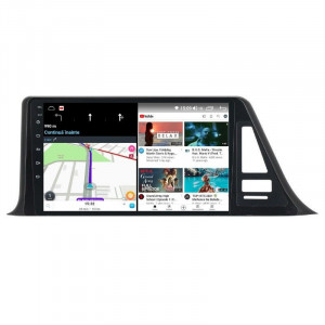 Navigatie dedicata cu Android Toyota C-HR dupa 2016, 8GB RAM, Radio GPS Dual Zone, Display HD IPS 9" Touchscreen, Internet Wi-Fi si slot SIM 4G, Bluetooth, MirrorLink, USB, Waze