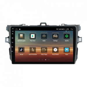 Navigatie dedicata cu Android Toyota Corolla 2007 - 2013, 6GB RAM, Radio GPS Dual Zone, Display HD IPS 9" Touchscreen, Internet Wi-Fi si slot SIM 4G, Bluetooth, MirrorLink, USB, Waze
