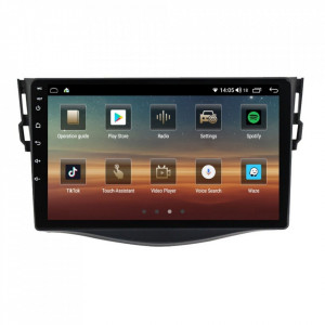 Navigatie dedicata cu Android Toyota Rav4 III 2005 - 2013, 4GB RAM, Radio GPS Dual Zone, Display HD IPS 9" Touchscreen, Internet Wi-Fi si slot SIM 4G, Bluetooth, MirrorLink, USB, Waze