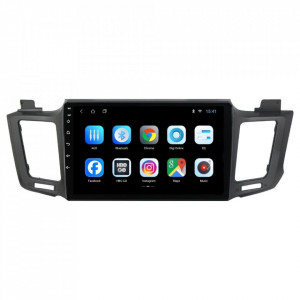 Navigatie dedicata cu Android Toyota Rav4 IV 2013 - 2018, 1GB RAM, Radio GPS Dual Zone, Display HD 10" Touchscreen, Internet Wi-Fi, Bluetooth, MirrorLink, USB, Waze