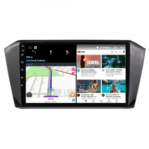 Navigatie dedicata cu Android VW Passat B8 dupa 2015, 4GB RAM, Radio GPS Dual Zone, Display HD IPS 10" Touchscreen, Internet Wi-Fi si slot SIM 4G, Bluetooth, MirrorLink, USB, Waze