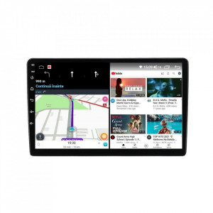Navigatie dedicata cu Android VW Polo 9N 2001 - 2012, 8GB RAM, Radio GPS Dual Zone, Display HD IPS 9" Touchscreen, Internet Wi-Fi si slot SIM 4G, Bluetooth, MirrorLink, USB, Waze