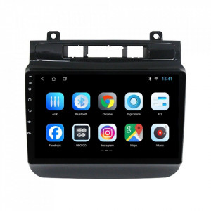 Navigatie dedicata cu Android VW Touareg 7P 2010 - 2018, 1GB RAM, Radio GPS Dual Zone, Display HD 9" Touchscreen, Internet Wi-Fi, Bluetooth, MirrorLink, USB, Waze