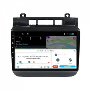 Navigatie dedicata cu Android VW Touareg 7P 2010 - 2018, 1GB RAM, Radio GPS Dual Zone, Display HD 9" Touchscreen, Internet Wi-Fi, Bluetooth, MirrorLink, USB, Waze