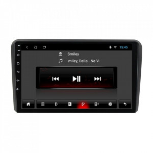Navigatie dedicata cu Android Audi A3 (8P1) 2003 - 2013, 1GB RAM, Radio GPS Dual Zone, Display HD 9" Touchscreen, Internet Wi-Fi, Bluetooth, MirrorLink, USB, Waze