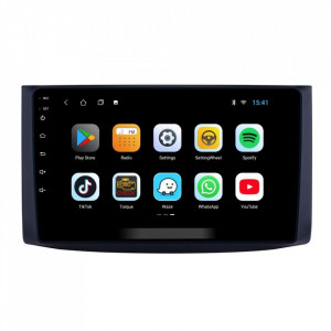 Navigatie dedicata cu Android Chevrolet Aveo 2006 - 2011, 2GB RAM, Radio GPS Dual Zone, Display HD 9" Touchscreen, Internet Wi-Fi, Bluetooth, MirrorLink, USB, Waze