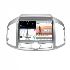 Navigatie dedicata cu Android Chevrolet Captiva 2011 - 2016, 2GB RAM, Radio GPS Dual Zone, Display HD 9" Touchscreen, Internet Wi-Fi, Bluetooth, MirrorLink, USB, Waze