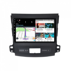 Navigatie dedicata cu Android Citroen C-Crosser 2007 - 2012, 8GB RAM, Radio GPS Dual Zone, Display HD IPS 9" Touchscreen, Internet Wi-Fi si slot SIM 4G, Bluetooth, MirrorLink, USB, Waze