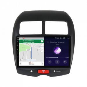 Navigatie dedicata cu Android Citroen C4 Aircross 2012 - 2017, 4GB RAM, Radio GPS Dual Zone, Display HD IPS 10" Touchscreen, Internet Wi-Fi si slot SIM 4G, Bluetooth, MirrorLink, USB, Waze