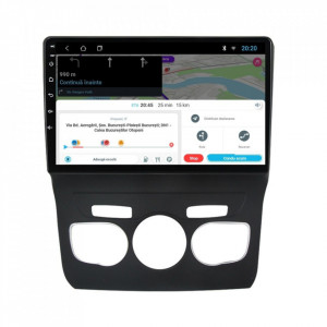 Navigatie dedicata cu Android Citroen C4 II 2009 - 2018, clima automata, 2GB RAM, Radio GPS Dual Zone, Display HD 10" Touchscreen, Internet Wi-Fi, Bluetooth, MirrorLink, USB, Waze
