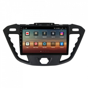 Navigatie dedicata cu Android Ford Transit / Tourneo Custom 2012 - 2018, 6GB RAM, Radio GPS Dual Zone, Display HD IPS 9" Touchscreen, Internet Wi-Fi si slot SIM 4G, Bluetooth, MirrorLink, USB, Waze