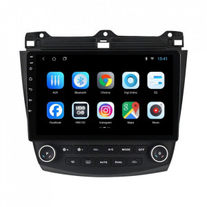 Navigatie dedicata cu Android Honda Accord VII 2003 - 2008, 1GB RAM, Radio GPS Dual Zone, Display HD 10" Touchscreen, Internet Wi-Fi, Bluetooth, MirrorLink, USB, Waze