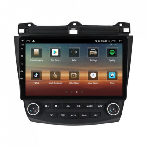 Navigatie dedicata cu Android Honda Accord VII 2003 - 2008, 4GB RAM, Radio GPS Dual Zone, Display HD IPS 10" Touchscreen, Internet Wi-Fi si slot SIM 4G, Bluetooth, MirrorLink, USB, Waze