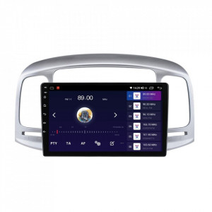 Navigatie dedicata cu Android Hyundai Accent III 2005 - 2010, 6GB RAM, Radio GPS Dual Zone, Display HD IPS 9" Touchscreen, Internet Wi-Fi si slot SIM 4G, Bluetooth, MirrorLink, USB, Waze