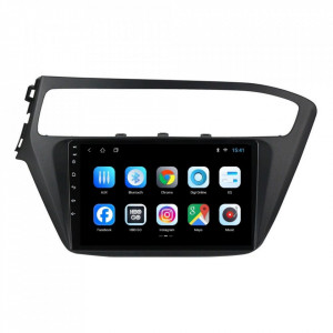 Navigatie dedicata cu Android Hyundai i20 2018 - 2020, 1GB RAM, Radio GPS Dual Zone, Display HD 9" Touchscreen, Internet Wi-Fi, Bluetooth, MirrorLink, USB, Waze