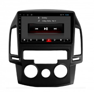 Navigatie dedicata cu Android Hyundai i30 2007 - 2012, clima manuala, 2GB RAM, Radio GPS Dual Zone, Display HD 9" Touchscreen, Internet Wi-Fi, Bluetooth, MirrorLink, USB, Waze