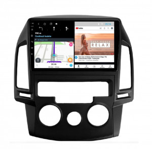 Navigatie dedicata cu Android Hyundai i30 2007 - 2012, clima manuala, 2GB RAM, Radio GPS Dual Zone, Display HD 9" Touchscreen, Internet Wi-Fi, Bluetooth, MirrorLink, USB, Waze