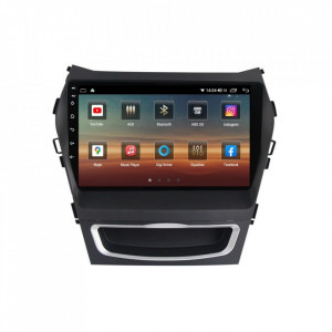 Navigatie dedicata cu Android Hyundai Santa Fe III / Grand Santa Fe 2012 - 2018, 6GB RAM, Radio GPS Dual Zone, Display HD IPS 9" Touchscreen, Internet Wi-Fi si slot SIM 4G, Bluetooth, MirrorLink, USB, Waze